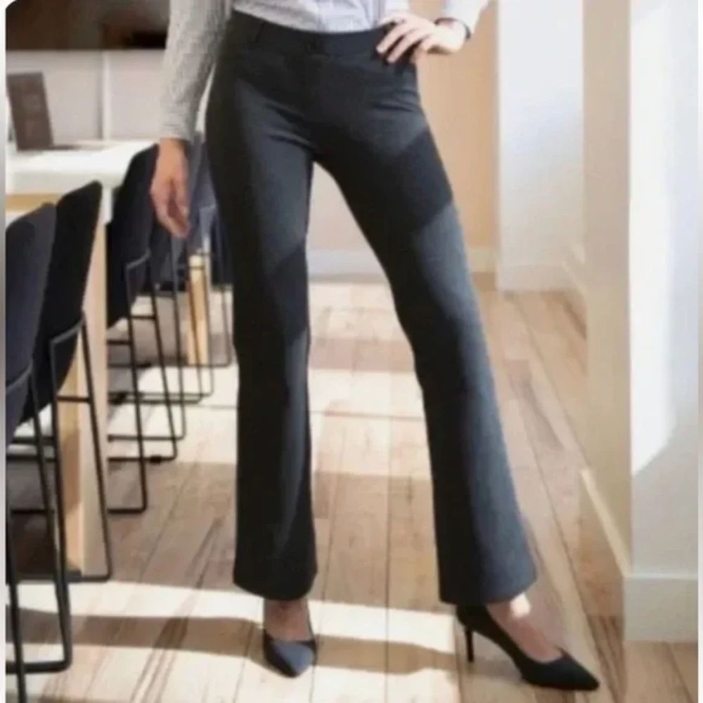 Betabrand Gray Boot Cut Pants XL Long